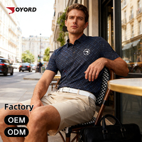 Kaos Polo Golf Pria Cepat Kering 4-Way Stretch Antibakteri Pengontrol Bau Cetak Sublimasi Layanan Custom OEM ODM