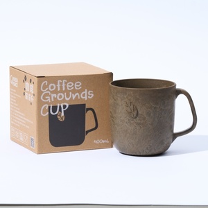 Tazza da <span class=keywords><strong>Caffè</strong></span> in Legno Ecologica CCC con Fondi di <span class=keywords><strong>Caffè</strong></span> 400ml Senza BPA Riutilizzabile per Campeggio e Viaggio Lavabile in Lavastoviglie - Product Image 6