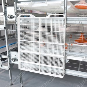 Gabbia Automatica per Polli da Carne con Pavimento a Doghe in PP ad Alta Resistenza per Ridurre Malattie di Zampe e Torace, Prezzo di Fabbrica CE - Product Image 4