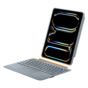 Nouveau <span class=keywords><strong>clavier</strong></span> mécanique sans fil BT 5.0 avec interrupteurs à ciseaux, étui pour iPad Pro 12.9/Air 13 pouces, coque en TPU, pavé tactile, Type-C - Product Image 1