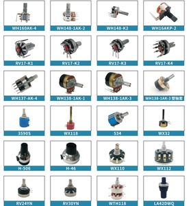 WH116AK-1 19f ánh sáng Dimmer lớn hiện tại 1000W <span class=keywords><strong>b100k</strong></span> b500k b470k Dimmer tuyến tính b500k PCB gắn kết tuyến tính ROTARY <span class=keywords><strong>Potentiometer</strong></span> - Product Image 5