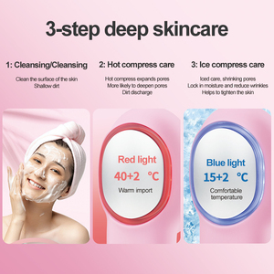 New Rung Làm Sạch Da Mặt Bàn Chải Mặt Hot Nén Photon Chăm Sóc Làm Sạch Da Mặt Bàn Chải Với Đứng Cepillo De Limpieza Trên Khuôn Mặt - Product Image 2