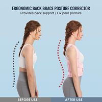 Support dorsal complet réglable Logo personnalisé Lisseur de correction du bossu rose Correcteur de posture pour femmes hommes adultes