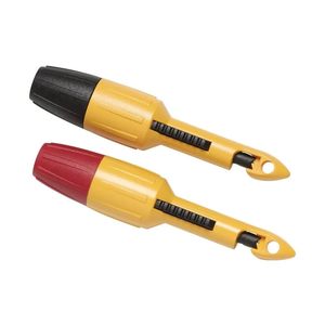 Fluke TP81 Insulation Piercing Clip Set <b>Plastic</b> Arc Resistant Alligator Clips Hand Powered Durable - Product Image 1