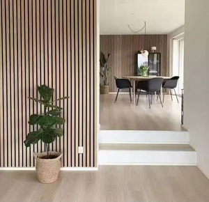 Matériaux écologiques Panneau mural acoustique en bois pour chambre à coucher et hôtel Panneaux acoustiques Isolation phonique - Product Image 2