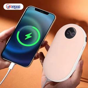 Chauffe-mains électrique portable 5000 mAh rechargeable par USB avec affichage numérique, charge rapide et protection contre la surchauffe pour voitures et garages - Product Image 5