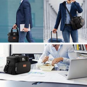 OEM, оптовая продажа, большая емкость, упаковочная сумка-холодильник с двумя ручками и плечевым ремнем - Product Image 6