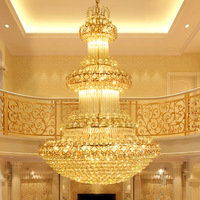 Lustre en cristal JYLIGHTING, lampes suspendues au plafond, lustre de luxe pour escalier, salon, hôtel, villa, mosquée