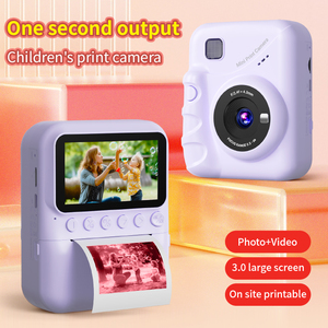 Appareil photo avec imprimante photo instantanée, écran IPS couleur, <span class=keywords><strong>enregistrement</strong></span> vidéo 4K, zoom optique 16x, capteur CMOS - Product Image 2