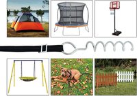 Ensemble d'ancres de Trampoline, fixation de la tente en métal, clou en spirale, vis de sol de camping en plein air, piquets de torsion d'ancrage