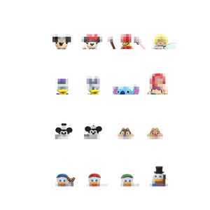 Set de Bloques de Construcción de Personajes Clásicos de Películas en Miniatura 3D, Juguetes de Ensamblaje, Regalos de Cumpleaños para Niños y Niñas - Product Image 3