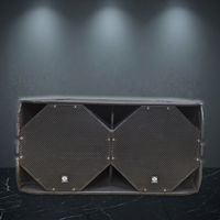 Haut-parleur LS3 double 18 pouces en bois italien, basses ultra-fondes, 4 ohms, 2400W, sur pied, mono, garantie 3 ans, MDS218