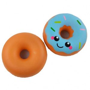 Jouet anti-stress en plastique souple en forme de donut à remontée lente, nouveauté sensorielle, jouet extensible pour soulager le stress - Product Image 1