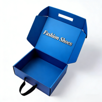 Op maat gemaakte gegolfde clamshell verzenddozen, heavy-duty, recyclebare sponsvoering, UV matte coating, embossing, milieuvriendelijk, herbruikbaar