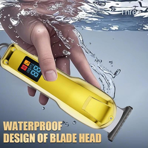 2026 2-in-1 Hair Trimmer Stainless Steel Waterproof Hair Removal Appliance LCD Display <b>USB</b> Powered Man Hair Cutting Machine - Product Image 5