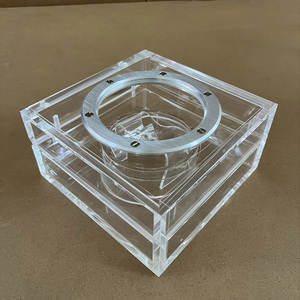 Leather Square Durable Watch <b>Storage</b> Case Protective Design for Jewelry PillowBrand Gift Top Version Accessory Watch <b>Box</b> - Product Image 2