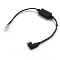 Cable Serial USB Tipo C con Ángulo de 90 Grados a RJ11 RJ12 RS232 para POS, Router, Programación PLC, OEM/ODM FTDI FT232RL