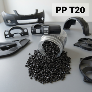 Grânulos de Polipropileno Virgem (<span class=keywords><strong>PP</strong></span>) com Compostos de Talco e Copolímero de Polipropileno (<span class=keywords><strong>PP</strong></span> T20) 20% EPDM - Product Image 1