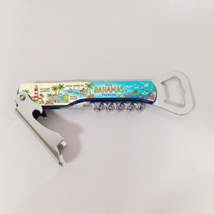 Cuchillo de Bolsillo Multifuncional 4 en 1 de Primera Calidad, Abrebotellas, Abridor de <span class=keywords><strong>Vino</strong></span>, Sacacorchos, con Logotipo Personalizado, Recuerdo de Panamá, Resistente - Product Image 2