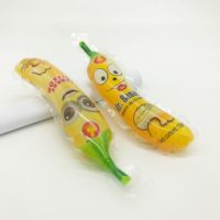 Pochettes personnalisées en forme de banane pour boissons, emballages thermoscellables pour jus, sachets en plastique pour boissons injectables et jus pour enfants