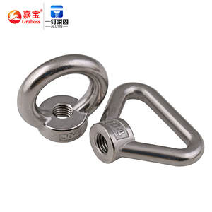 Écrous à oeil en acier inoxydable 304 Triangle en forme d'anneau écrou de boulon à oeil de levage M3/M4-M24 - Product Image 6