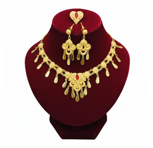 Designer Inspired 4 Piece <b>Jewelry</b> Set Featuring Gorgeous Necklace <b>Jewelry</b> Sautoir Collier And Plaque Necklace - Product Image 5