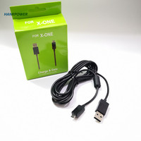Câble de charge USB en cuivre pur de 2,75 m pour manette de jeu XBOX ONE S/PS4, stock d'usine
