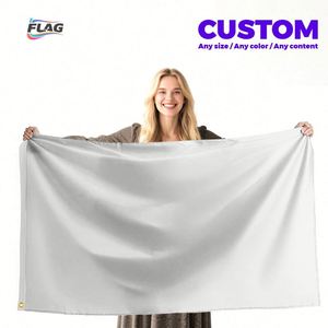 Bandera de Poliéster de 90*150cm con Impresión Digital Personalizada a Todo Color y Cualquier Patrón en Asta de Fibra de Vidrio - Product Image 2