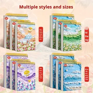 Cuaderno de Dibujo de Espiral Grueso A4 de Cuatro Estaciones, Papel para Dibujar con Pintura Gouache 8K, Papel para Garabatear, Venta al por Mayor - Product Image 2