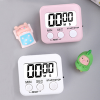 Minuteur de Cuisine Numérique Compte à Rebours avec Affichage LCD, Chronomètre Électronique Magnétique, Réveil et Support