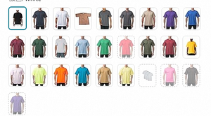 Camiseta de Cuello Redondo de Manga Corta de Algodón Grueso para Hombre, Color Personalizable - Product Image 6