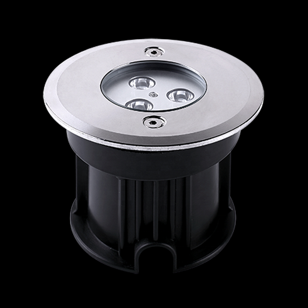 IP68 Stainless Steel 3W LED Buried Pool Light 12V/24V AC/DC Underwater Landscape Fountain Lamp