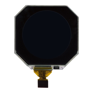 Custom branded lcd 1 inch tft lcd display 128x128 monochrome 1" screen SPI 10 pins round watch display for smart wearable - Product Image 3