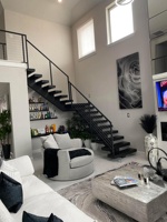 Fournisseur de rampes d'escalier Prima Box Stringer pour les projets de construction moderne et de travaux d'aménagement intérieur