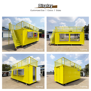 JINLIJING - Camiones de Comida Móviles al por Mayor, Cafetería, Tienda de Café, Bar de Aperitivos, Restaurante, Contenedor de Comida, Remolque de Comida con Campana - Product Image 2