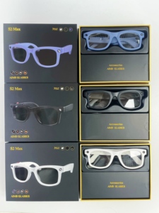 Smart AI <b>Glasses</b> for Call <b>Camera</b> Video Music Control Voice Assistant Anti-Blue Light Discoloration Lenses Street - Product Image 2