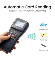 134.2KHz Animal RFID Reconnaissance 125KHz Pet chat Poisson Chien Vache Mouton EMID Lecteur FDXB Microchip Scanner