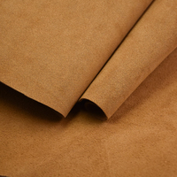 Vente en gros de cuir de vachette véritable écologique Matériau en cuir PU artificiel floqué tissu en cuir recyclé pour chaussure