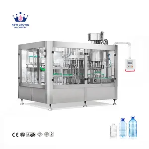 Sıcak satış monoblok fabrika doğrudan toptan 1200BPH PET şişe içme maden suyu dolum makinesi