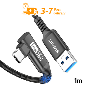 Ready to Ship SUNGUY 1m USB <b>C</b> 18W USB Power <b>Cable</b> Fast <b>Charging</b> Data <b>Cable</b> Custom Logo Eco-Friendly Ladekabel for EU Market - Product Image 1