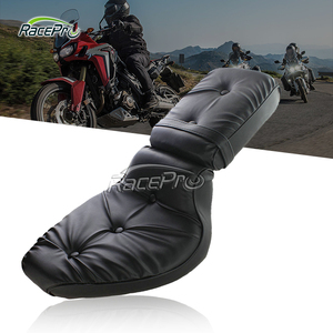 La motocicleta 2-De cuero asiento de conductor y pasajero trasero de cojín para Honda Shadow <span class=keywords><strong>VLX</strong></span> 600 VT600 1988-1993 - Product Image 1