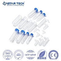 Tube de microcentrifugation conique en PP moulé par injection à surface lisse OEM, jetable, pour échantillons de laboratoire