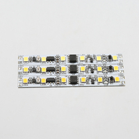 Contrôleur LED encastré en aluminium DC12V 5A 60W 2700k+6000k, capteur infrarouge sans zone d'ombre, interrupteur inductif à balayage manuel, IP22 pour armoire