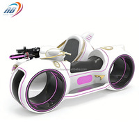 Nouvelles attractions de conception innovante : Jeu de moto rotative à thème spatial populaire pour course spatiale en extérieur et en intérieur, à vendre