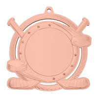 Médaille de championnat de hockey Noble Médaille personnalisée Sports Rectangle Médailles en métal de hockey en alliage de zinc