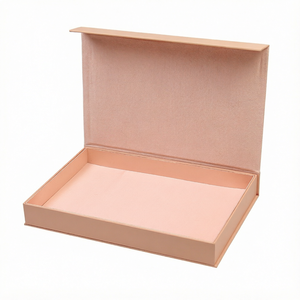 Boîte en papier rigide écologique personnalisée avec couvercle magnétique pour emballage cadeau de bijoux, album photo - Product Image 1