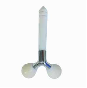 Rouleau de jade Xiuyan blanc 3D en forme de Y - Product Image 1