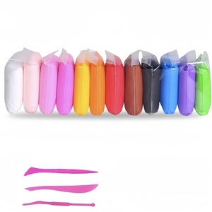 Ensemble de pâte à modeler légère à séchage à l'air 80g, 12 couleurs, matériau slime, marque SIWEI, créativité artisanale pour enfants - Product Image 3