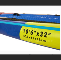 Planche à pagaie gonflable pliable personnalisée planche à pagaie gonflable planche de SUP gonflable
