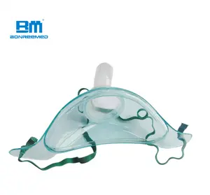 气管造口面罩Dehp免费舒适触摸气管造口氧气面罩一次性医用聚氯乙烯气管造口面罩氧气M